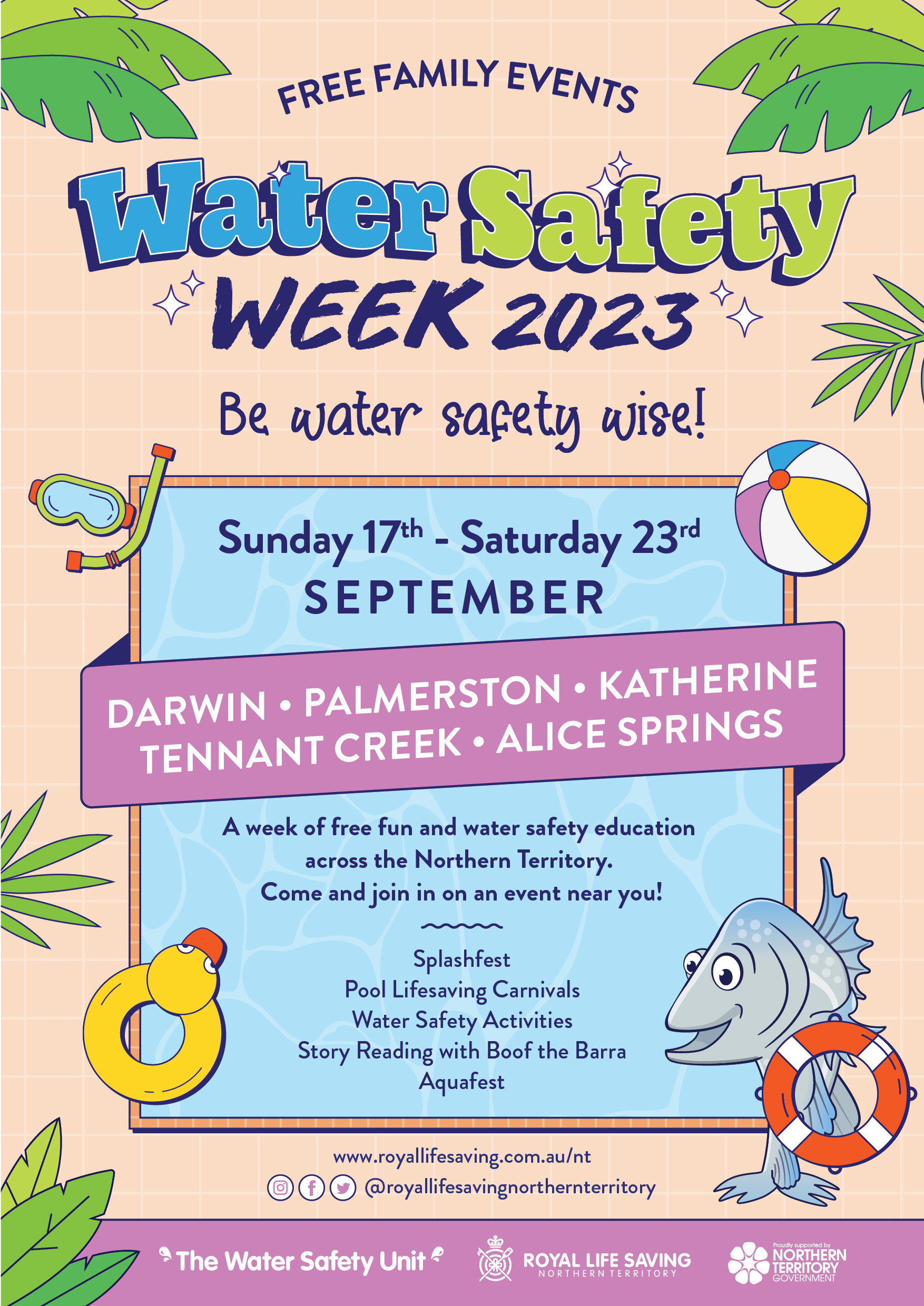 Water Safety Week Poster 2023