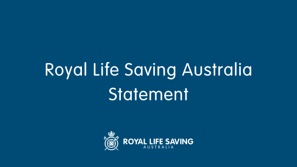 Royal Life Saving Australia Statement