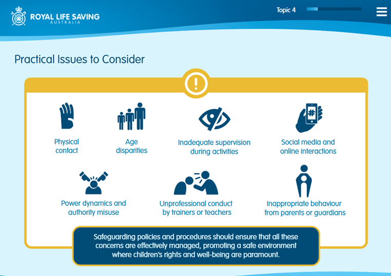 Child Safeguarding module screenshot1