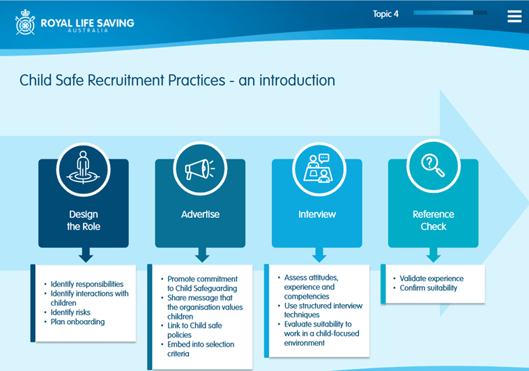 Child Safeguarding module screenshot2