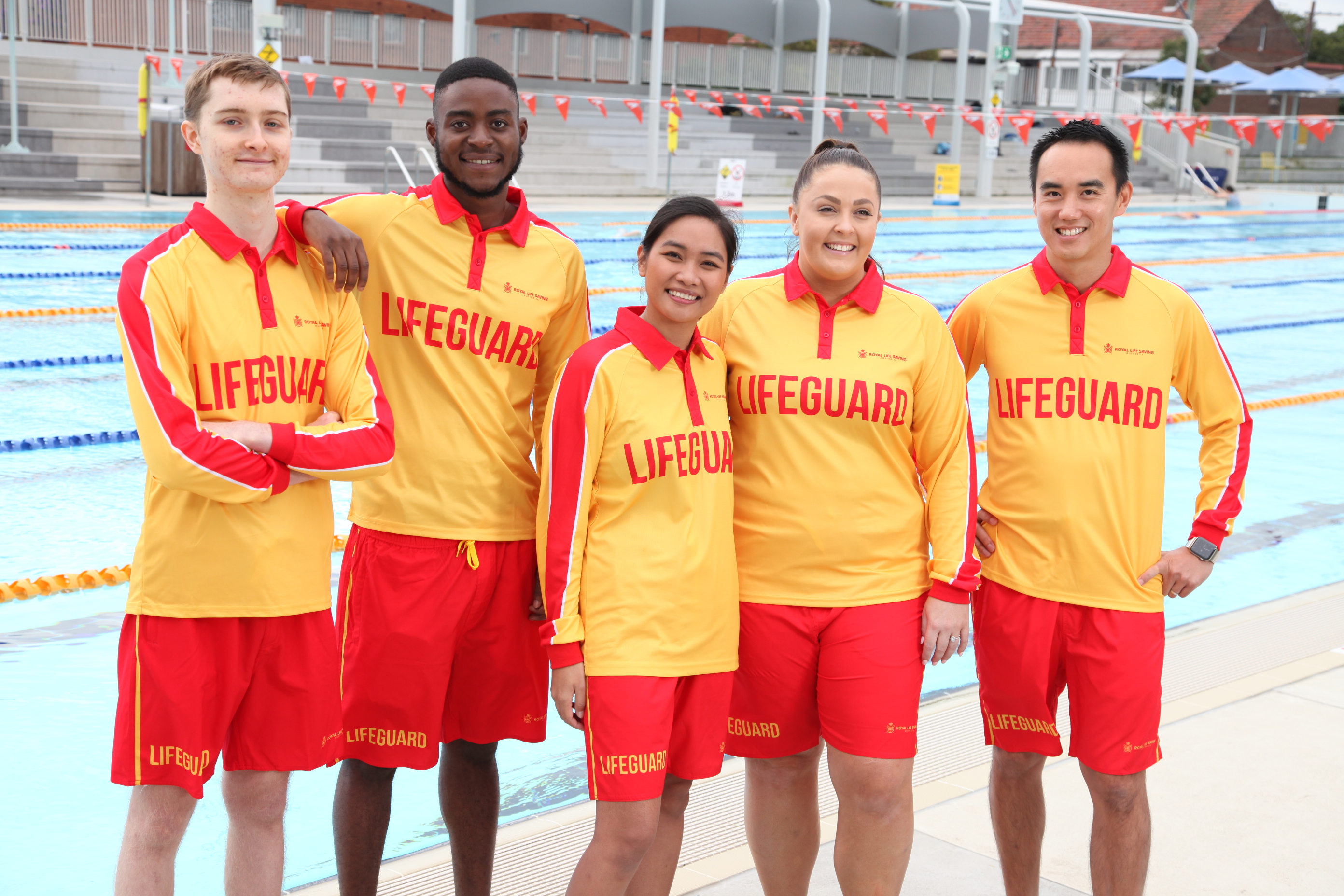 Diverse lifeguards