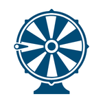 Prize wheel game icon representing a chance to win