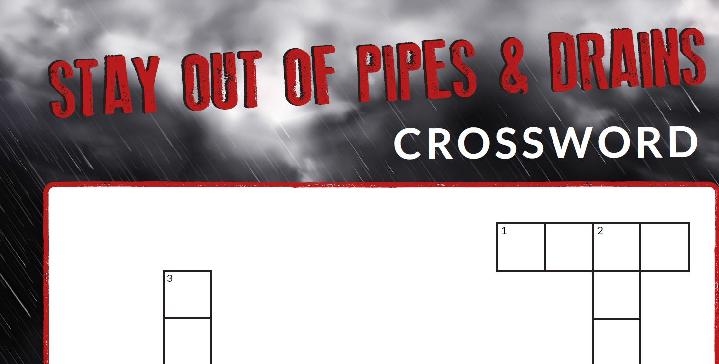 Crossword Yr 5 and 6_Pipes and Drains
